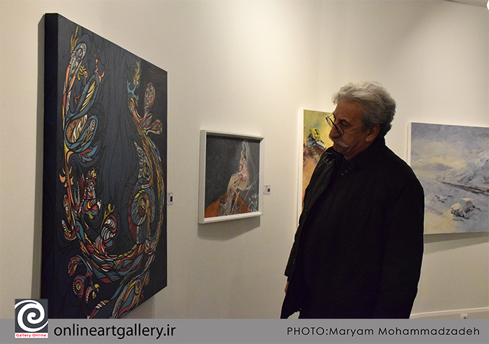 گزارش تصویری نمایشگاه «متن در متن» در خانه هنرمندان ایران